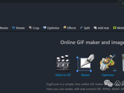Ezgif：一站式动图处理神器，让视频、图片都活起来！